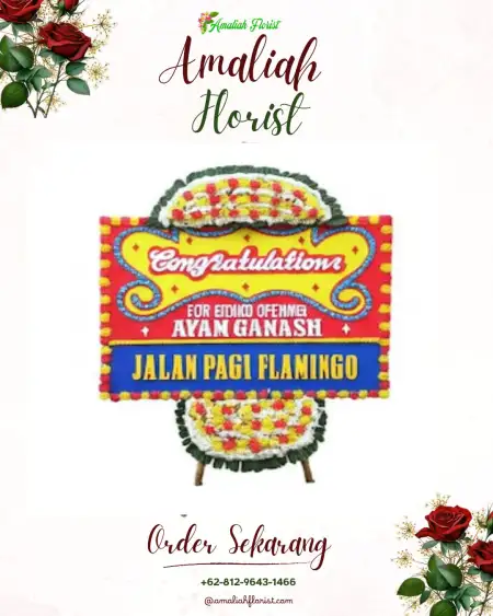Sewa Papan Bunga Balegede